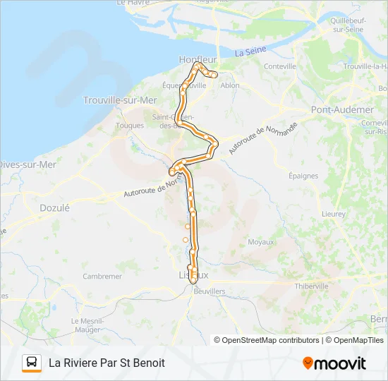 LIGNE 150 Bus Line Map