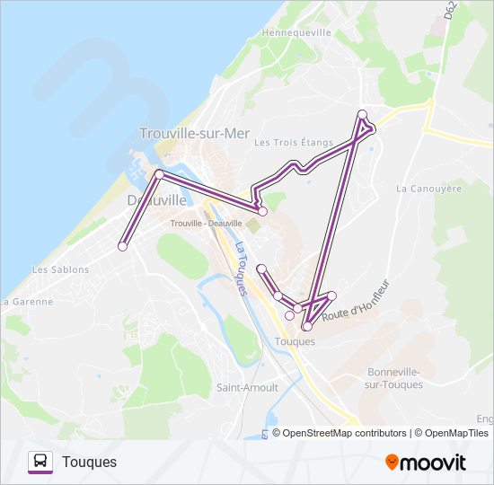 LIGNE 151 bus Line Map