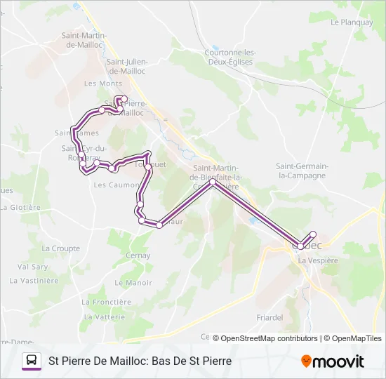 LIGNE 156 Bus Line Map