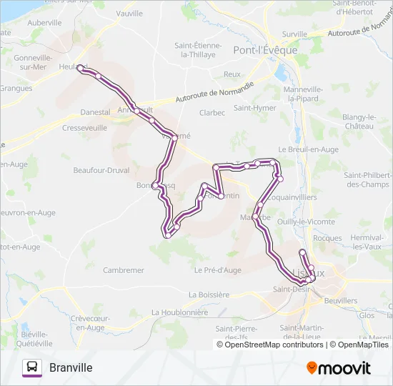 LIGNE 159 Bus Line Map