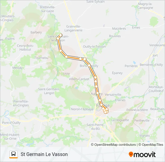 LIGNE 160 Bus Line Map
