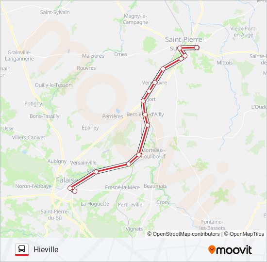 LIGNE 162 bus Line Map