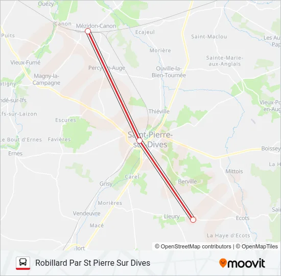 LIGNE 162 Bus Line Map