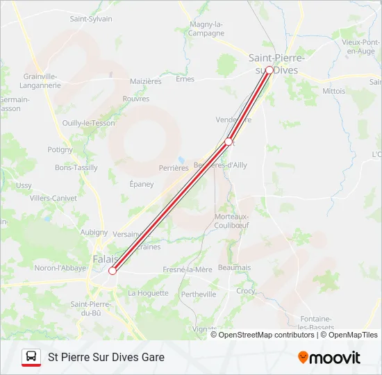 LIGNE 162 Bus Line Map