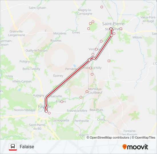 LIGNE 162 Bus Line Map