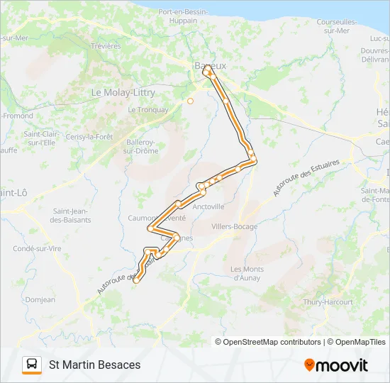 LIGNE 171 Bus Line Map