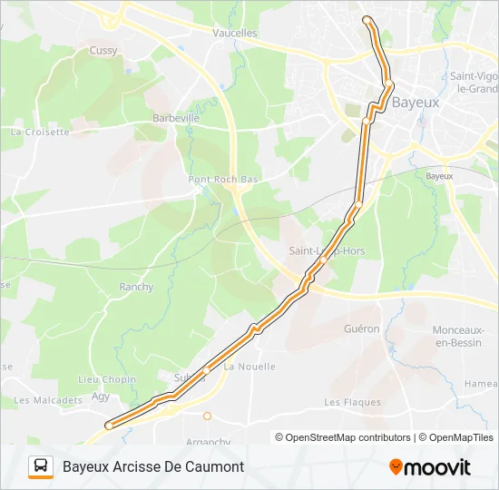 LIGNE 171 Bus Line Map