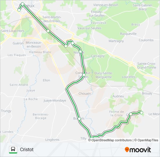 LIGNE 172 bus Line Map