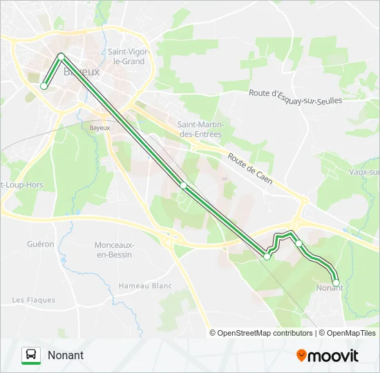 LIGNE 172 Bus Line Map