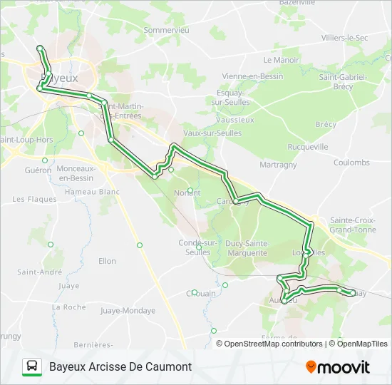 LIGNE 172 Bus Line Map