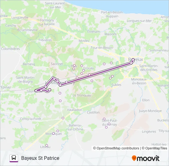 LIGNE 173 Bus Line Map
