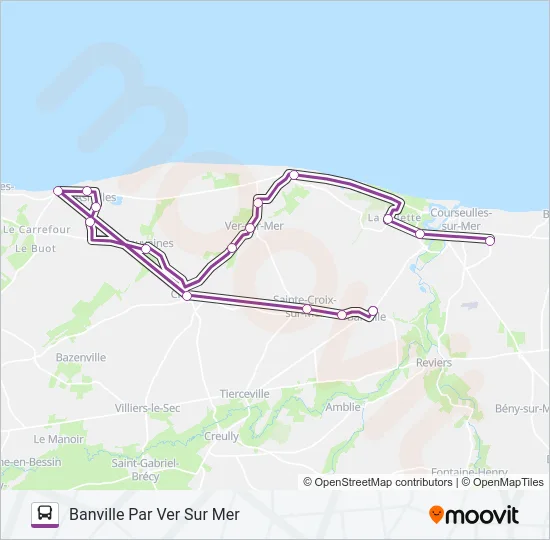 LIGNE 174 Bus Line Map