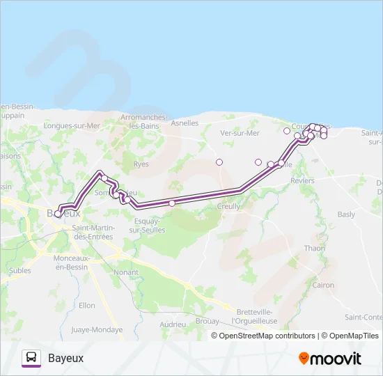 LIGNE 175 Bus Line Map