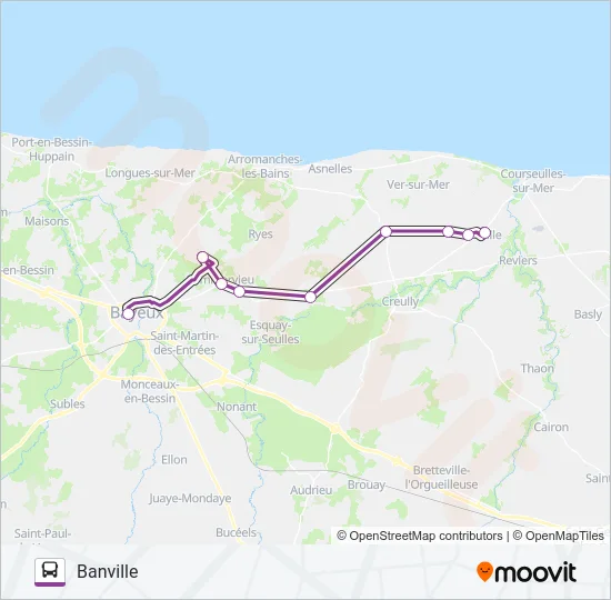 LIGNE 175 Bus Line Map