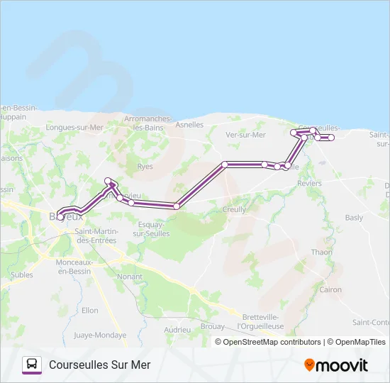 LIGNE 175 Bus Line Map