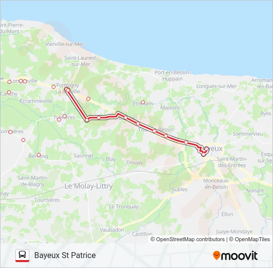 LIGNE 176 Bus Line Map