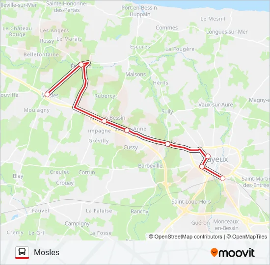 LIGNE 176 Bus Line Map