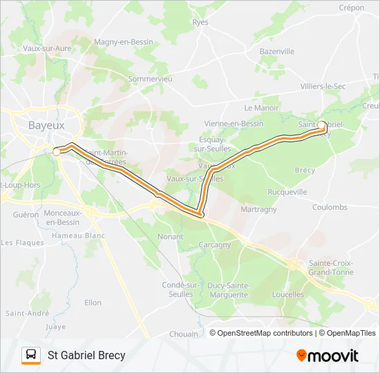 LIGNE 177 Bus Line Map
