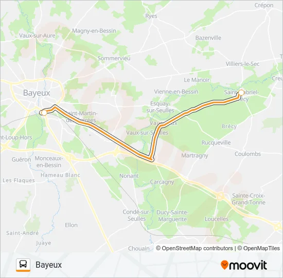 LIGNE 177 Bus Line Map
