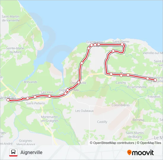 LIGNE 179 Bus Line Map