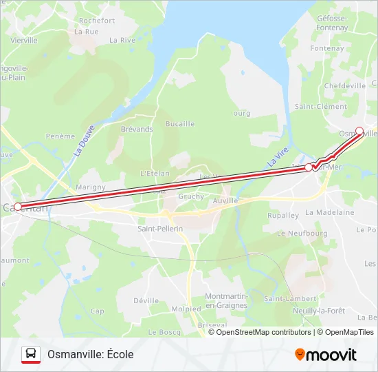 LIGNE 179 Bus Line Map