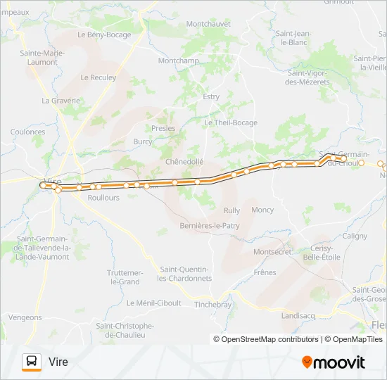 LIGNE 181 Bus Line Map