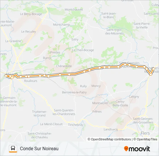 LIGNE 181 Bus Line Map