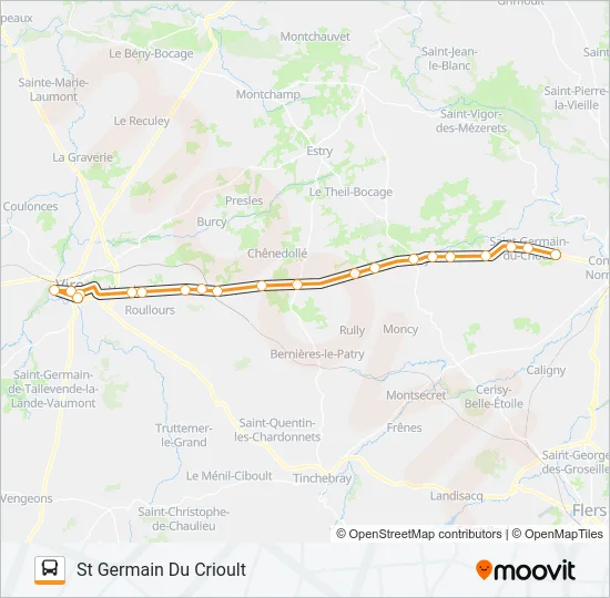 LIGNE 181 Bus Line Map