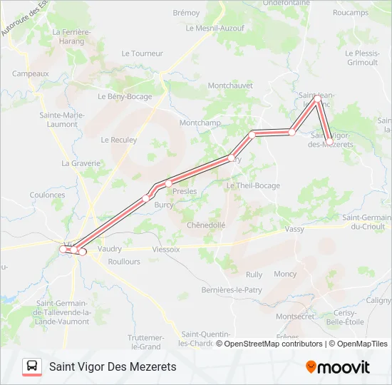 LIGNE 182 Bus Line Map