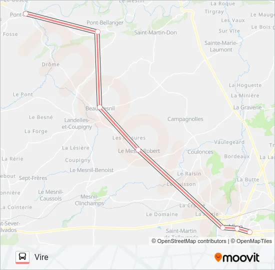 LIGNE 188 Bus Line Map