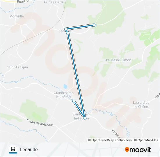 LIGNE 255 Bus Line Map