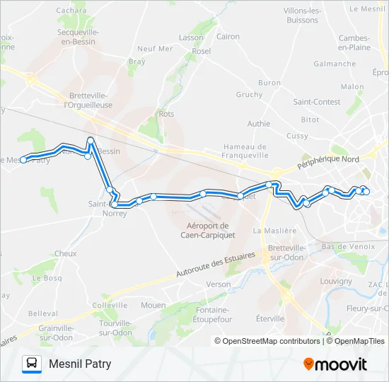 LIGNE 36 TWISTO Bus Line Map