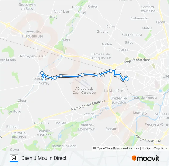 LIGNE 36 TWISTO Bus Line Map