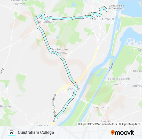 LIGNE 101 TWISTO Bus Line Map