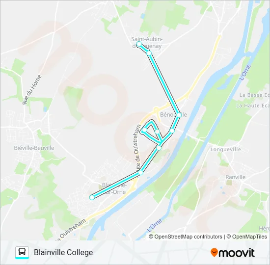 LIGNE 123 TWISTO Bus Line Map
