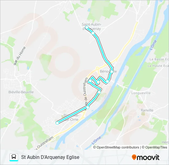 LIGNE 123 TWISTO Bus Line Map