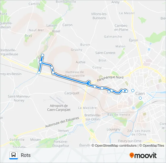 LIGNE 130 TWISTO Bus Line Map