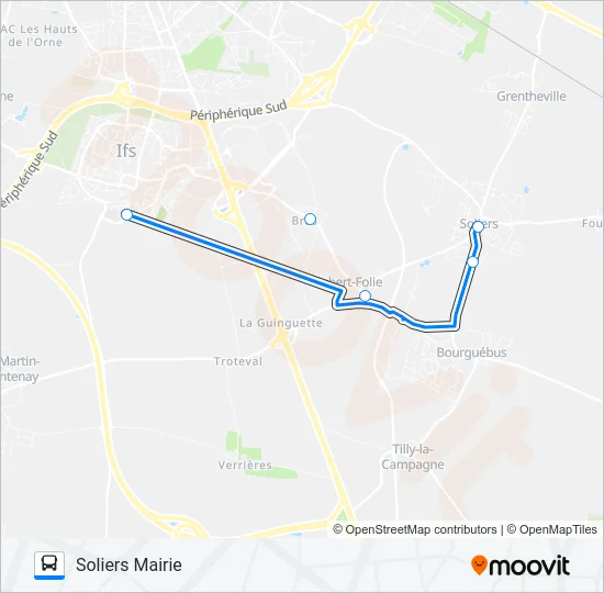 LIGNE 137 TWISTO Bus Line Map