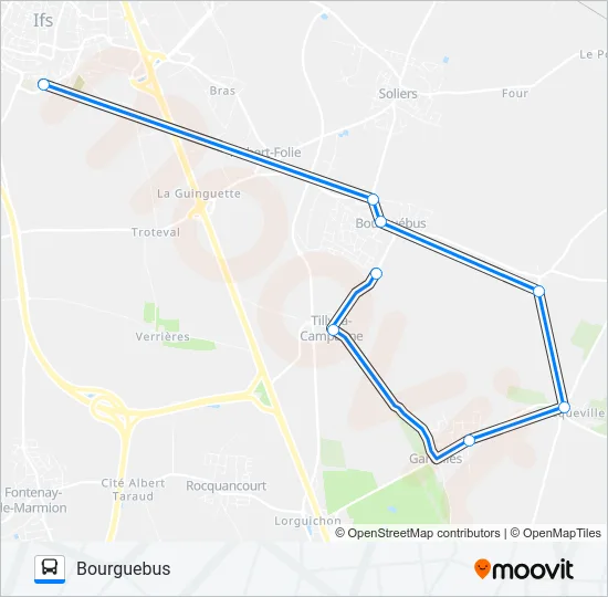 LIGNE 137 TWISTO Bus Line Map