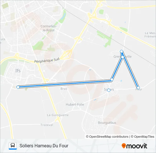 LIGNE 137 TWISTO Bus Line Map