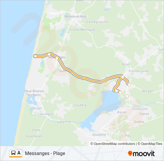 A Bus Line Map