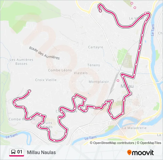 01 Bus Line Map
