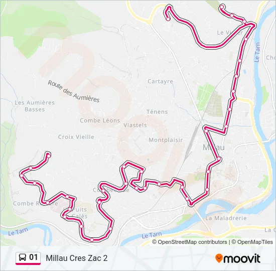 01 Bus Line Map