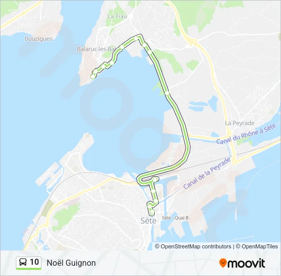10 Bus Line Map