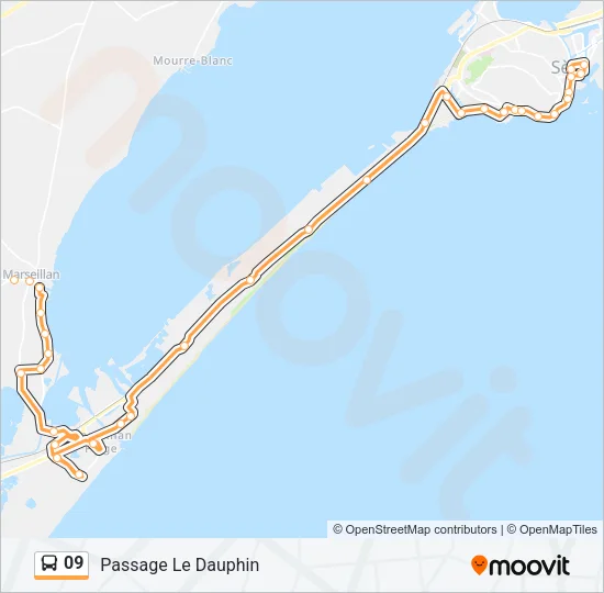 09 Bus Line Map