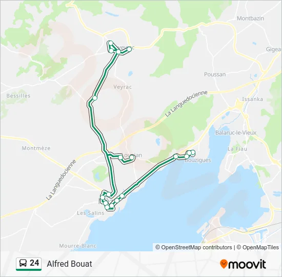 24 Bus Line Map