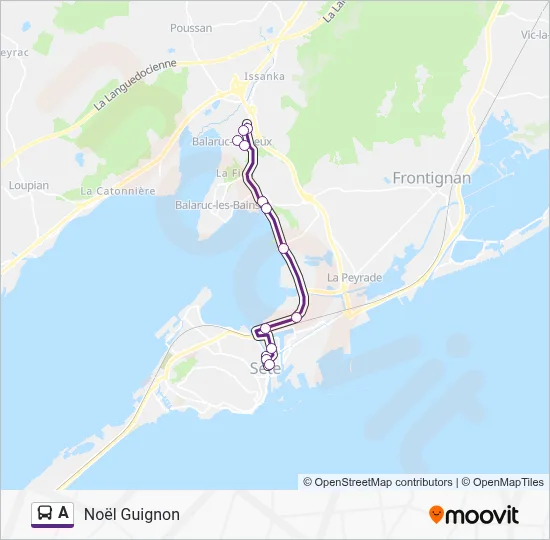 A Bus Line Map