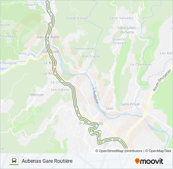 Mapa de 03 de autobús