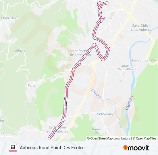 Mapa de 07 de autobús