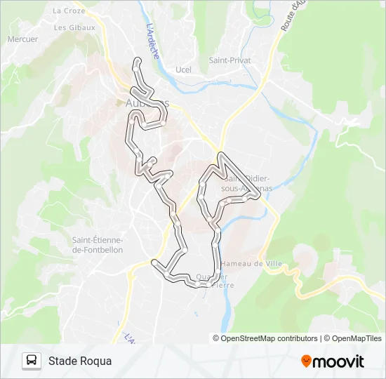 21 Bus Line Map